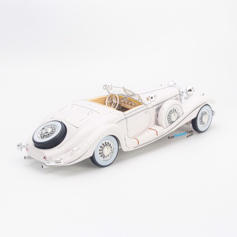 MÔ HÌNH XE MERCEDES-BENZ 500K TYP SPECIAL ROADSTER WHITE 1:18 MAISTO- MH 36055