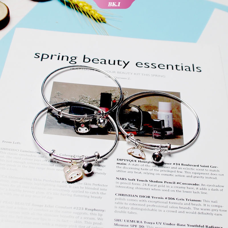 Vòng Đeo Tay Họa Tiết Hoạt Hình My Melody Cinnamoroll Kuromi Đáng Yêu Cho Bé Gái