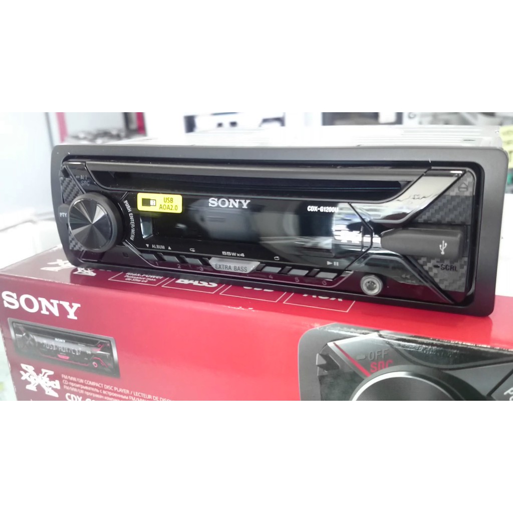 Sony CDX-G1200U đầu đọc CD/USB/AUX với ExtraBass (Chính hãng)