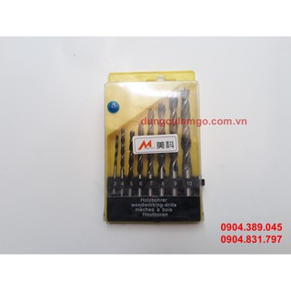 Bộ mũi khoan gỗ đầu đinh
