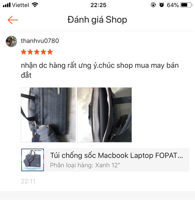 Túi chống sốc Laptop Macbook FOPATI Dee 2019 (Chính hãng)