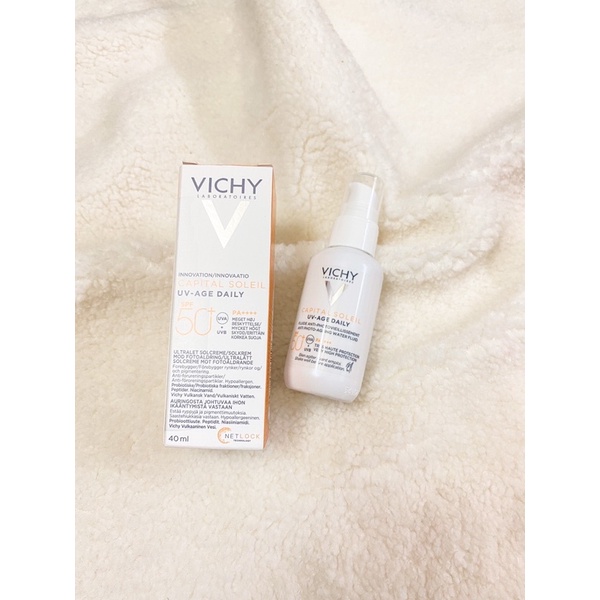 Kem chống nắng VICHY CAPITAL SOLEIL UV-AGE DAILY SPF 50+ 40ml