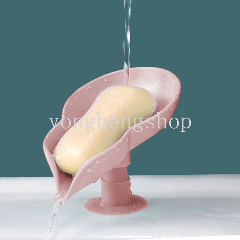 Khay đựng xà phòng có giác hút chống trượt thiết kế dễ thương sáng tạo cho nhà bếp/phòng tắm