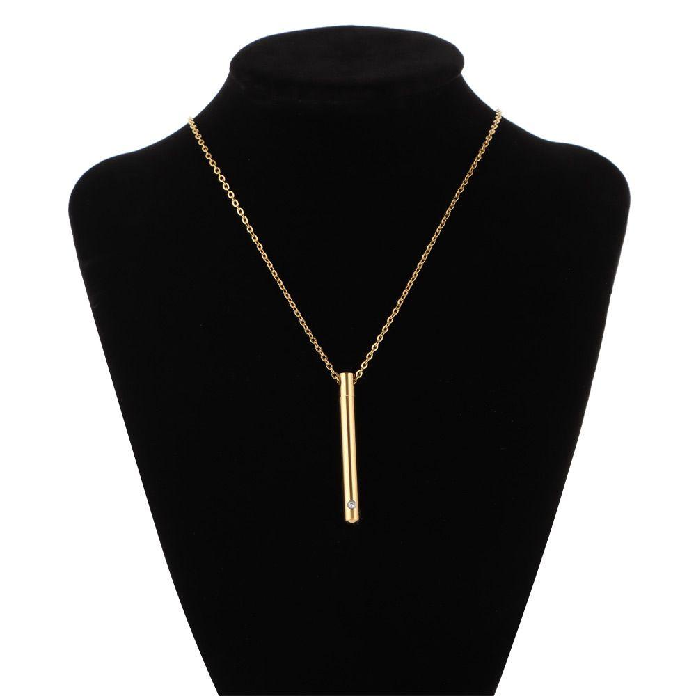 Vòng cổ Inox Mặt Nước Hoa May Mắn