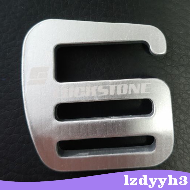 Set 2 Móc Khóa Chữ G Bằng Kim Loại Gọn Nhẹ Và Mạnh 25mm Màu Bạc Lzdyyh3