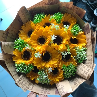 Hoa sáp bó hướng dương