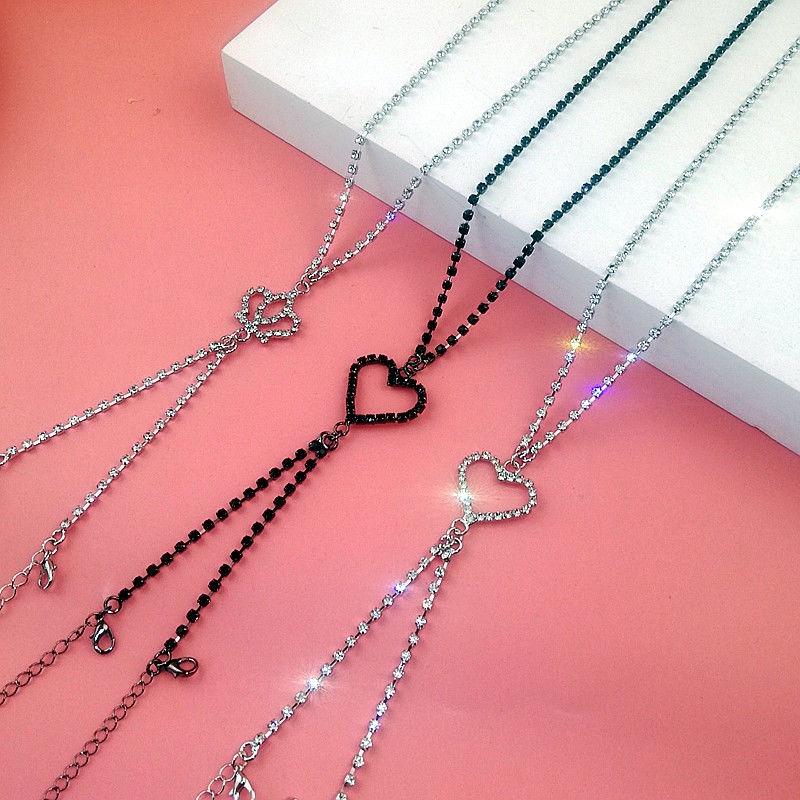 Dây Áo Ngực Trong Suốt Đính Đá Phong Cách Mới