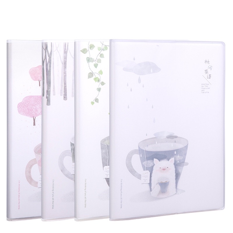 Sổ Tay A5 Deli Hoạt Hình Dễ Thương Cute Vở Học Sinh Văn Phòng Phẩm