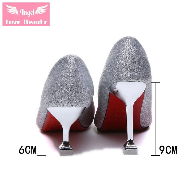 Giày cao gót mũi nhọn phong cách Pháp thời trang quyến rũ cho nữ