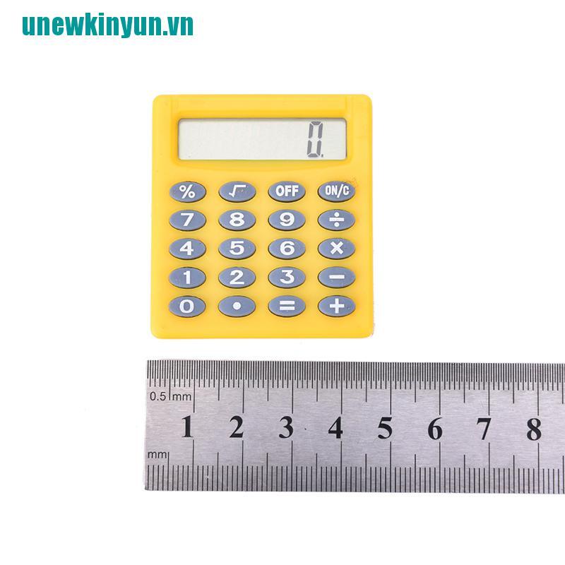 Uny☌Máy Tính Điện Tử Mini Màu Sắc Ngọt Ngào Cho Học Sinh