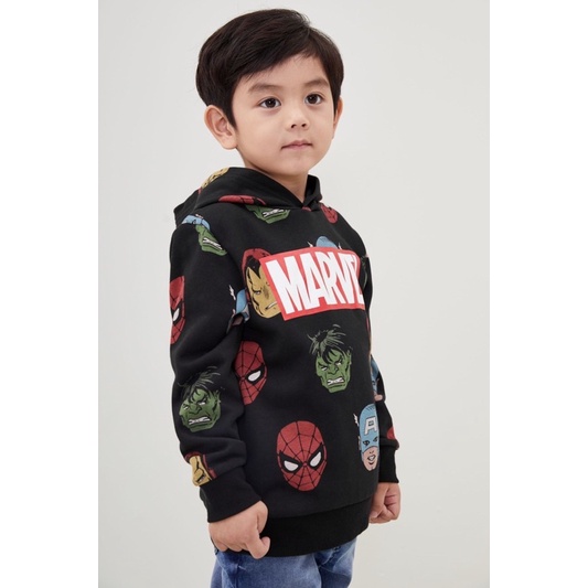 Áo Nỉ Hoodie Bé Trai In Hình HaM
