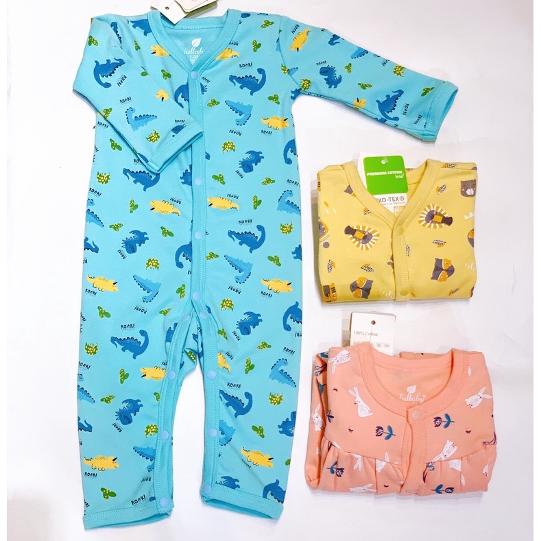 Body sleep suit họa tiết Lullaby cho bé