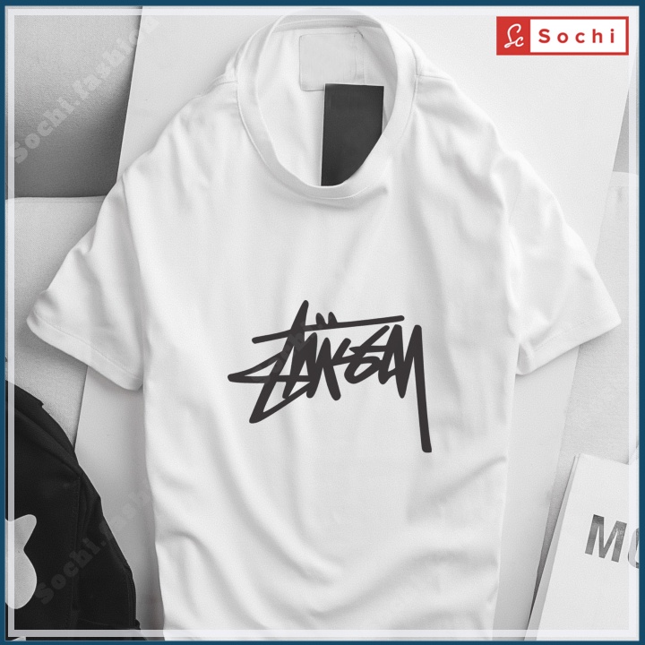 Áo thun cotton nam, áo thun nam tay ngắn cổ tròn, thời trang in hình trước ngực CZ.91