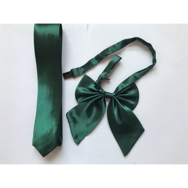 Cà vạt bản nhỏ nam và Nơ nữ ( set có sẵn, nhiều màu lựa chọn )