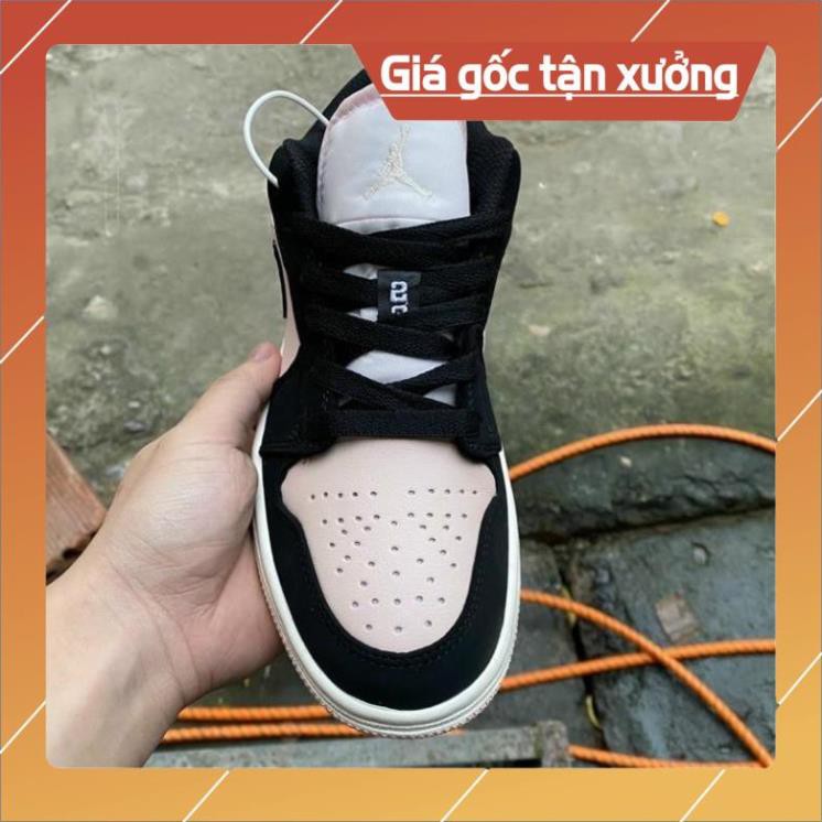 [FreeShip+ Hàng Xịn]  giày Jordan hồng đen thấp cổ cao cấp mới : / .