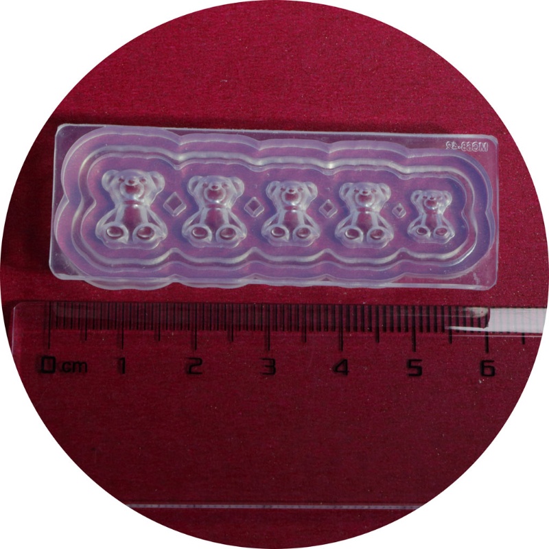 Bộ 4 Khuôn Silicone Tạo Hình Nơ Trang Trí Móng Tay Nghệ Thuật