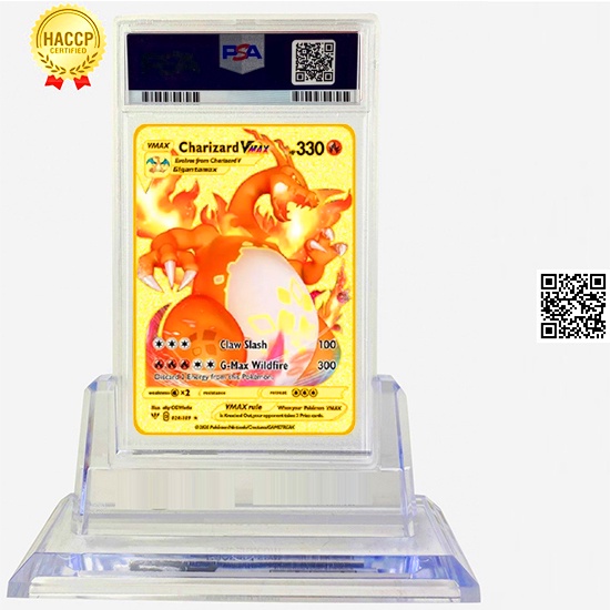Thẻ Kim loại Pokemon lá Mcharizard EX Mega khủng long lửa siêu tiến hoá 1459 TV 2