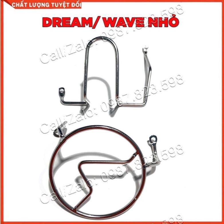 Bảo vệ máy inox cho Wave 110, Wave 50cc-100, Dream, Sirius RC, wave RSX 2014-2021, Wave Blade