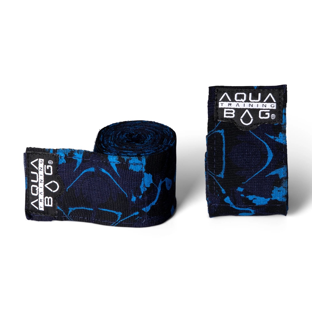Băng quấn tay Boxing Aqua 4m5 - Solid Black
