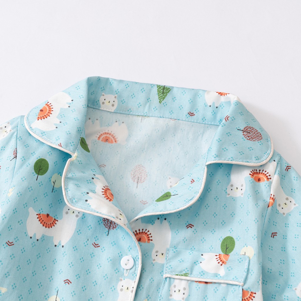 Bộ Pijama Cho Bé 5 Màu Họa Tiết Đáng Yêu BELLO LAND