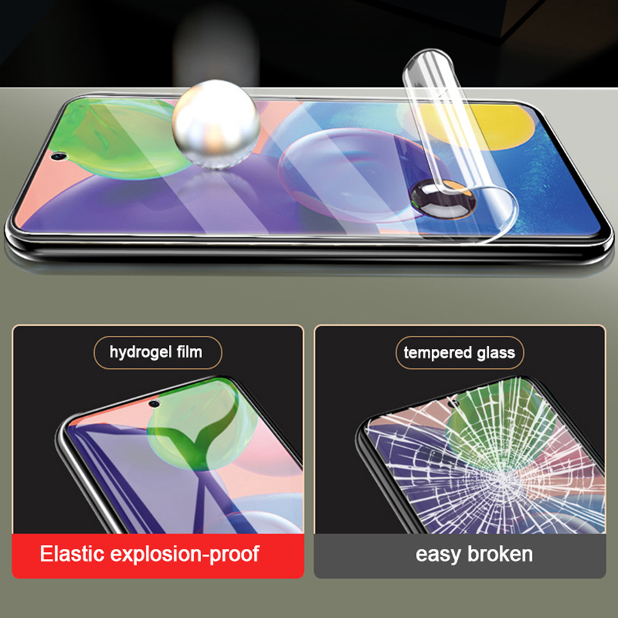 2 in 1 Dán Film dẻo PPF Miếng dán màn hình + Kính Cường Lực Camera cho Oppo F11 F7 F9 Pro A3S A5S A12 A12E A52 A83 A92 A5 A9 2020 A53 A93 A15 A15S Reno 5 2 2f 3 A91 4 4g