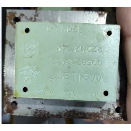 Biến áp tháo máy ra 12V/24VAC ĐỨC chính hãng WELLER