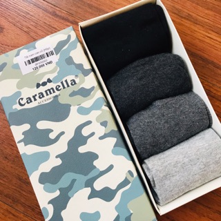 Hộp tất Nam Caramella cổ dài