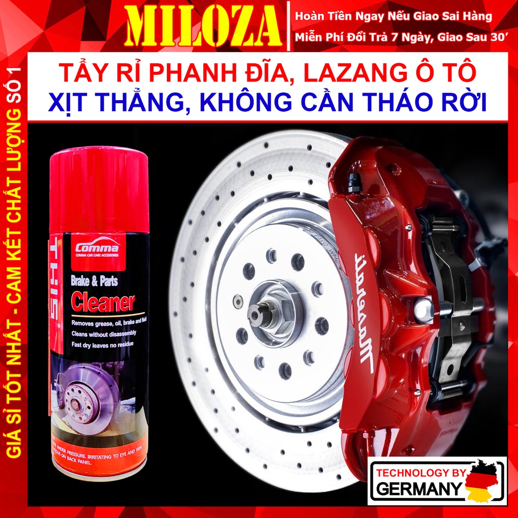 [MILOZA] Vệ Sinh Thắng Đĩa - Vệ Sinh Phanh Đĩa - Bố Thắng Ô tô, Xe Máy Không Cần Tháo Rời - Brake Cleaner - THIS