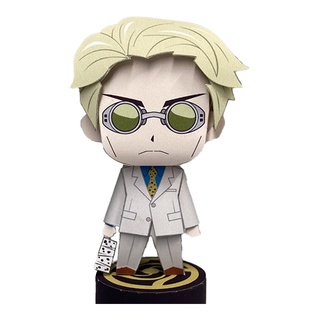 (Đọc kĩ mô tả) 7 - Mô hình giấy tự làm Nanami Kento [Jujutsu Kaisen/ Chú thuật hồi chiến] có kèm hộp trang trí