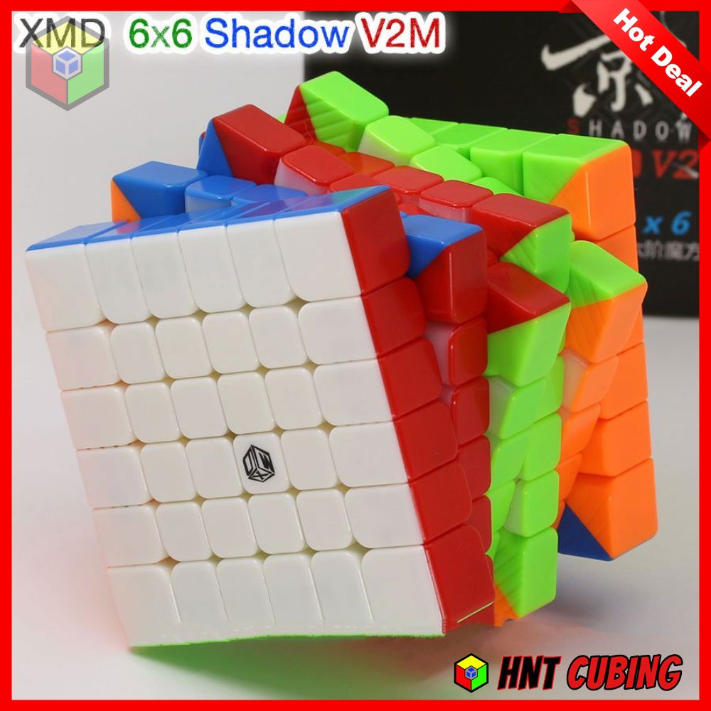 Rubik 6x6 Cao Cấp QiYi XMD Shadow v2 M (có sẵn nam châm)