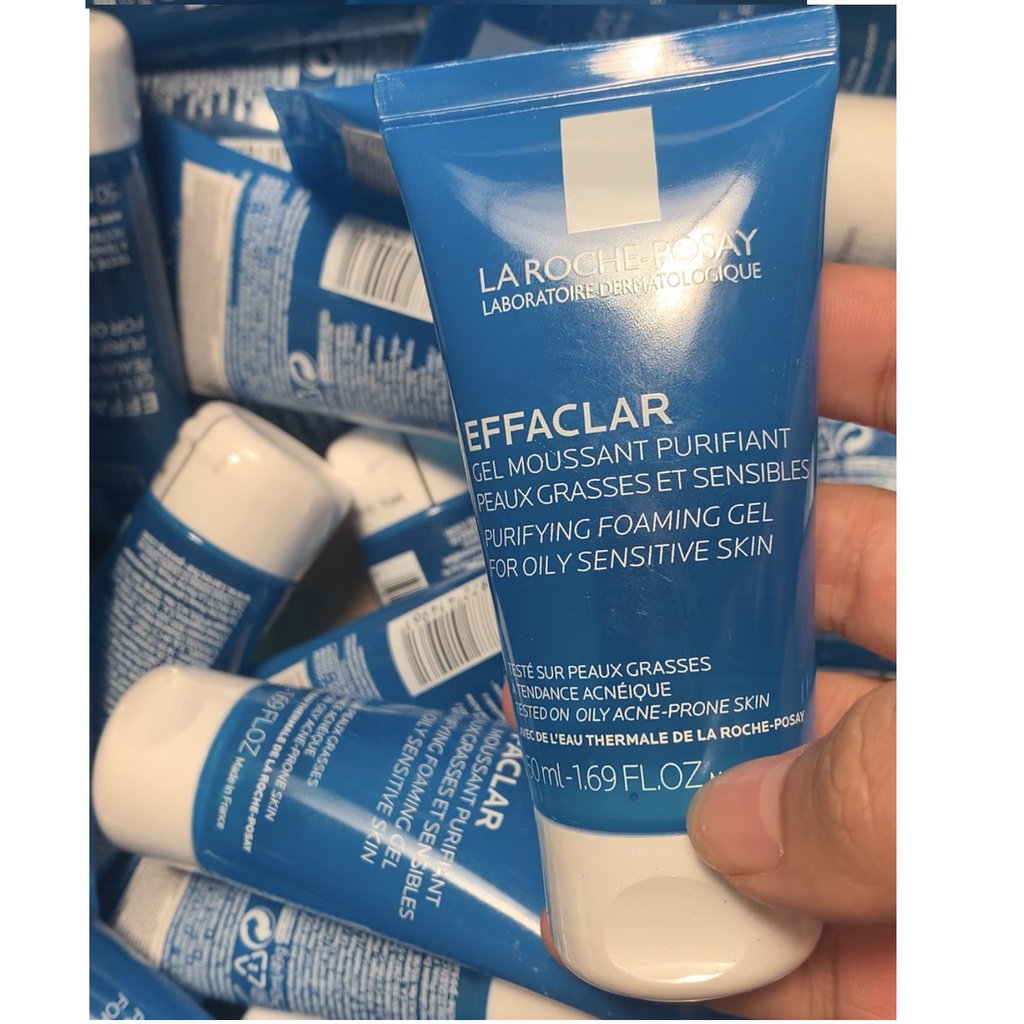 Gel rửa mặt tạo bọt làm sạch dành cho da dầu nhạy cảm La Roche-Posay Effaclar Foaming Gel 50ml - HTbeauty | BigBuy360 - bigbuy360.vn