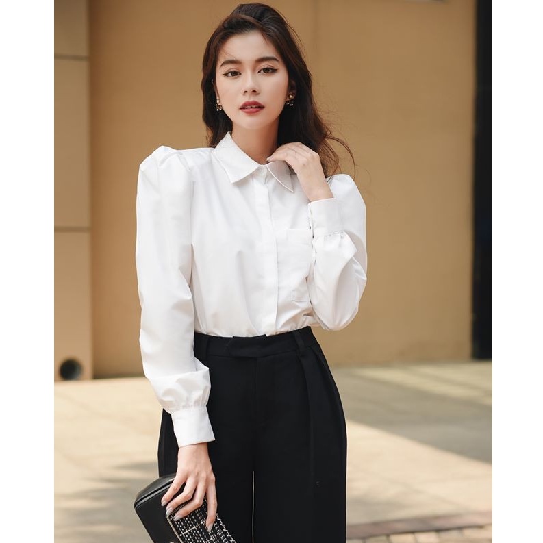 Áo sơ mi cotton HUONG BOUTIQUE HBSM752