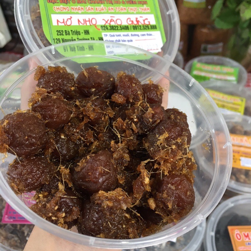 Ô mai mơ nho xào gừng Bà Thu