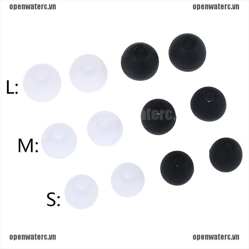 Opc Set 6 Cặp / 2 * (S + M + L) Tai Nghe Nhét Tai Bằng silicone