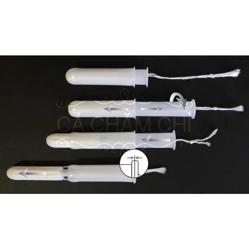 Tampon Facelle mẫu mới 3 giọt 16 chiếc có cần đẩy, có set lẻ - tampons Đức