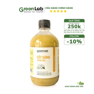 Cốt gừng tràm trà GreenLab Nước Tắm Bé Ngâm Chân Gia Đình - Giữ ấm cơ thể tránh phong hàn 500ml