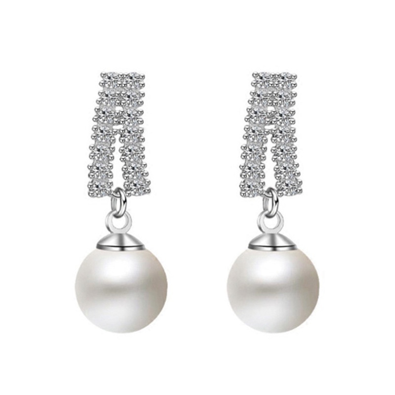 Đôi Bông Tai Dáng Dài Đính Ngọc Trai Giả Thời Trang Cho Nữ