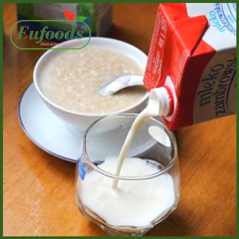 DATE T6/2024 Hộp Sữa Tươi 1L Mleko Zambrowskie 3.5% Béo