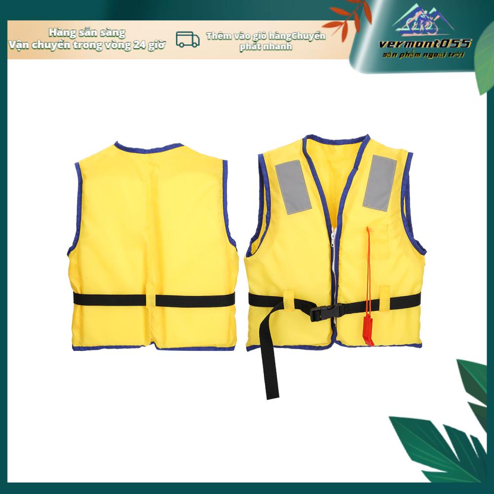 Vermont055 Children Swimming Floating Life Jacket with Whistle Surfing Boating Buoyancy Aid Vest Swimwear