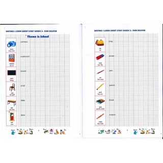 COMBO 3 VỞ LUYỆN VIẾT ILEARN SMART START 3-4-5