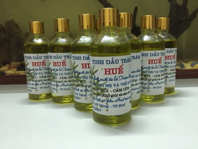 Tinh dầu tràm Huế Lọ tròn 1 chai 100 ml chuẩn