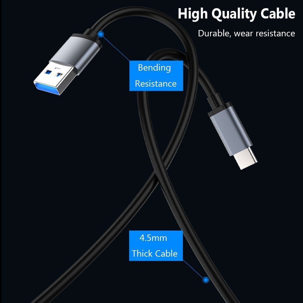 Hub Chia 7 Cổng Type-C USB 2.0 3.0 OTG Tốc Độ Cao Bằng Hợp Kim Nhôm Cho Pc / Notebook / Laptop