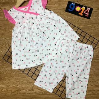 Combo 7 bo cotton danh cho be gai