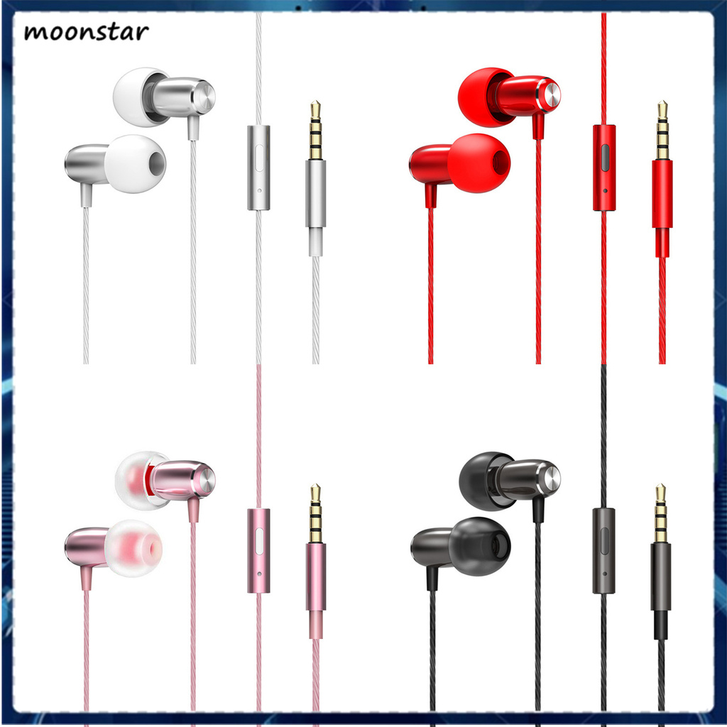 Tai Nghe Nhét Tai Ms Jack 3.5mm Có Micro Chất Lượng Cao