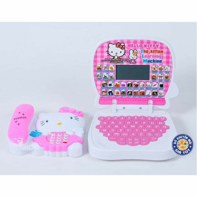 ĐỒ CHƠI LAPTOP VÀ ĐIỆN THOẠI BÀN HELLO KITTY