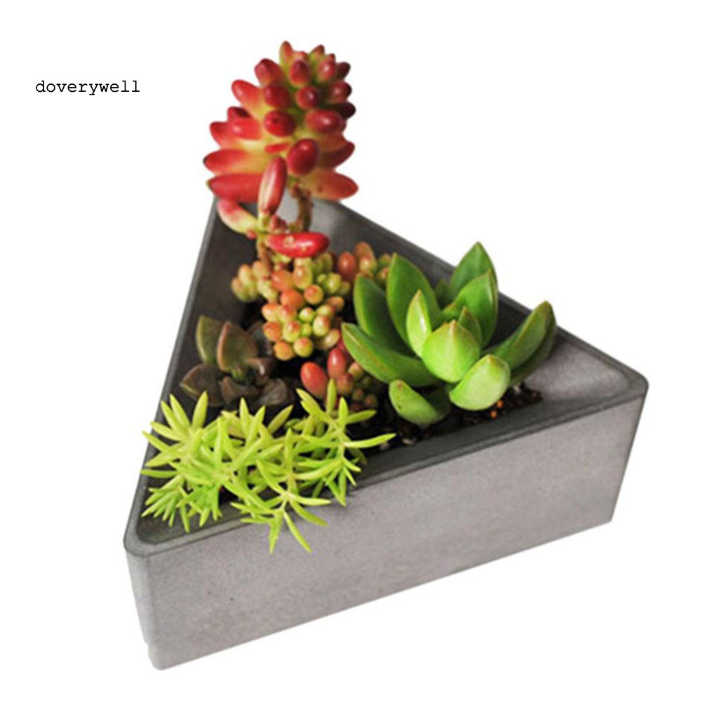 Khuôn Tạo Hình Làm Chậu Cây Hình Tam Giác Bằng Silicone