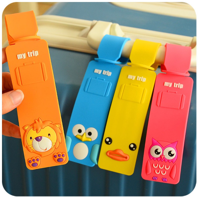 Thẻ Tên (Name Tag) Hình Thú Cute Cho Hành Lý Vali Chống Nhầm Lẫn, Thất Lạc Khi Đi Du Lịch