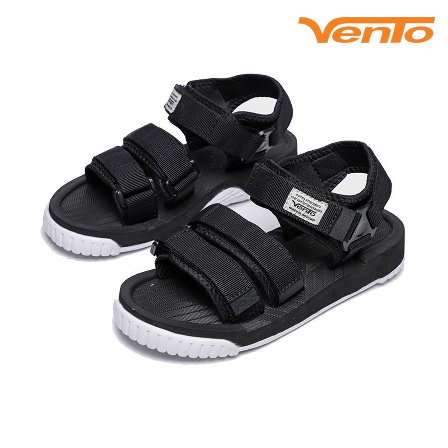 Giày Sandal Vento Unisex 3 Quai SD9801 Đen