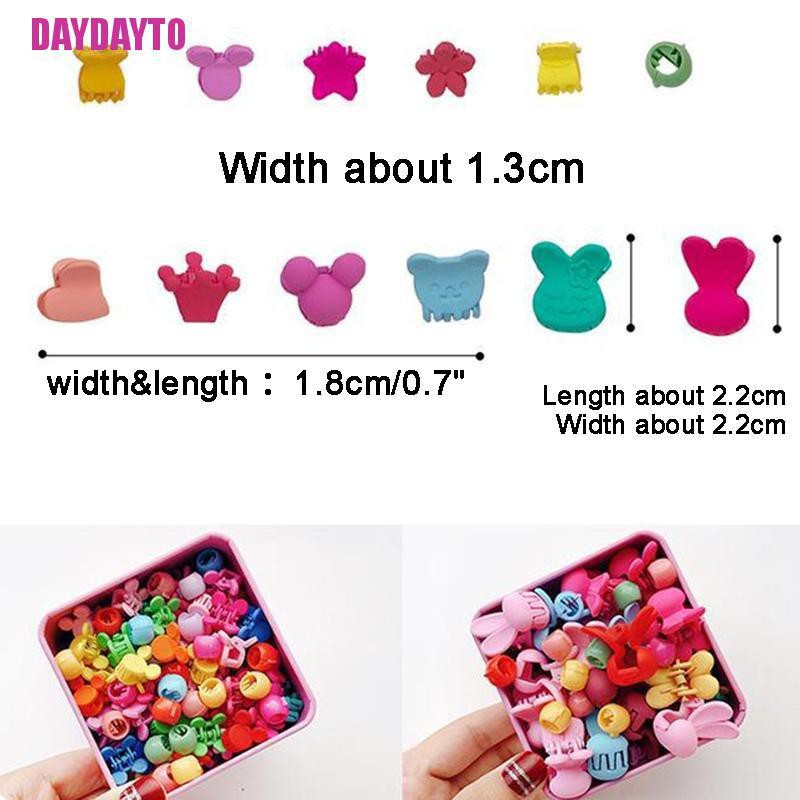 Set 30 / 100 Kẹp Tóc Càng Cua Mini Đáng Yêu Cho Bé Gái