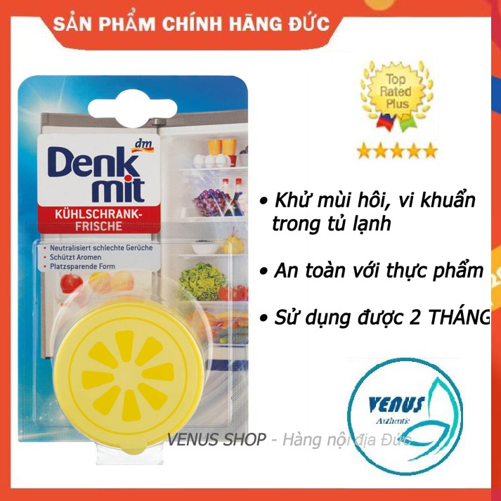 Sáp khử mùi kháng khuẩn tủ lạnh Denkmit 40g - Hàng nội địa Đức